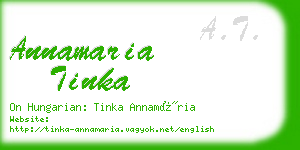 annamaria tinka business card